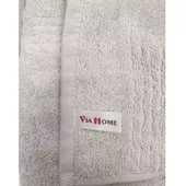 Via Home 6lı El Havlusu Seti, Delta Ağır Jakarlı Çantalı (50x90) - 3