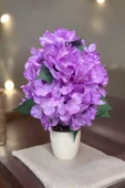 BEYAZ SAKSIDA YAPAY ORTANCA AĞACI 40 CM - 10