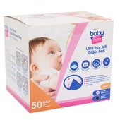 baby mom Renkli Ultra İnce Jelli Göğüs Pedi 50 Adet - 1