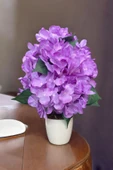 BEYAZ SAKSIDA YAPAY ORTANCA AĞACI 40 CM - 12