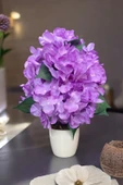 BEYAZ SAKSIDA YAPAY ORTANCA AĞACI 40 CM - 11