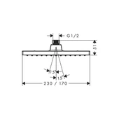 Hansgrohe Vernis Shape 230 Tepe Duşu - 2