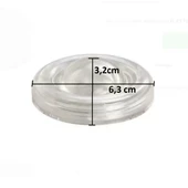 Şeffaf Kapı Stoperi, Kapı Duvar Tamponu, Duvar Koruma Stopu 5 Adet thumbnail 3