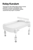 Xenon Smart Mama Kabı Standı Kaymaz Tabanlı Çok Fonksiyonlu Yükseltilebilir Ayarlanabilir Ayaklı Bracket X8788 - 5