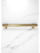 Çizgili Nesli Alüminyum Metal Lüks Modern Mobilya Çekmece Mutfak Dolabı Kulpu Altın 96mm (5 Adet) - 3