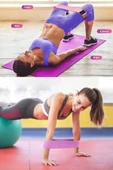 3lü Squat Bant Pilates Fitness Spor Kalça Egzersiz Direnç Bandı Lastiği (HAFİF ORTA SERT) - 3