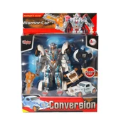 Nessiworld HW-668-1-2 Işıklı Dönüşebilen Robot Araba -Vardem - 1