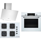 Beyaz 3 Lü Ankastre Set 303 ( HBF534EW3T - POP7C2P30O - DWK64PJ20T ) - 1