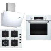 Beyaz 3 Lü Ankastre Set 282 ( HBF534EW3T - POP6C2P30O - DWK66PJ20T ) - 1