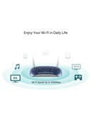 TP-Link TD-W9960  WiFi 4 VDSL/ADSL Modem Router  2 Harici Anten  300 Mbps  4 Ethernet Portu  Kolay Kurulum  Dual Band Desteği - 6