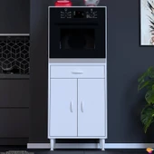 Modilayn BELEK Ankastre Dolap (60x152.3x56 cm): 1 çekmece, 2 kapak, 2 göz raflı kullanışlı tasarım - 1