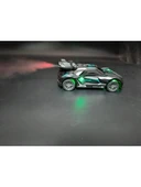 Rc Spray Uzaktan Kumandalı Şarjlı Duman Atan Oyuncak Araba 18 Cm Siyah Led Işıklı - 4