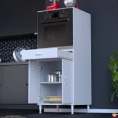 Modilayn BELEK Ankastre Dolap (60x152.3x56 cm): 1 çekmece, 2 kapak, 2 göz raflı kullanışlı tasarım - 2