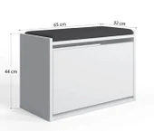 Ruum Store Tona Minderli Ayakkabılık Beyaz - 4