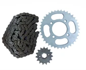 Algaride   Motorsiklet drıft 15T /38T 428 X 116L ön arka dişli zincir set 54720 - 1