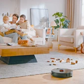 Lydsto R1-D Siyah Akıllı Robot Süpürge ve Paspas Teşhir - 3