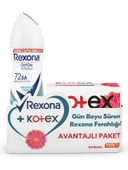 Rexona Kadın Deodorant Shower Fresh (72 SA) 150 Ml + Kotex Ped Normal 8'Li - 2