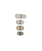 ALÜMİNYUM 3 CM OVAL MENTESE 30 X 55 X 2 MM / 10 ADET - 3