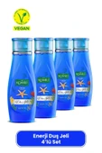 Komili Enerji Vegan Duş Jeli 4'lü Set - Ferah Koku - 4 X 500 ML thumbnail 1