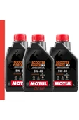 Motul Scooter Power 5W-40 4T Motosiklet Motor Yağı – 3 x 1 Litre | %100 Sentetik | Güncel Ürün - 1