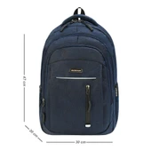 Unisex Okul Sırt Çantası Lise-Ortaokul Sırt Çantası 47*30 Cm Kalın Su Geçirmez Kumaş - 5