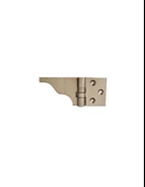 ALÜMİNYUM TAYBEK SAĞ - SOL  MENTESE 35 X 80 X 2 MM / 5 ADET thumbnail 6