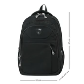 Unisex Okul Sırt Çantası Ortaokul Lise Sırt Çantası 47*32 Cm Kalın Su Geçirmez Kumaş Evrak Sırt - 1