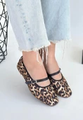 Almiye Leopar Keten Babet Ayakkabı - 2