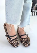 Almiye Leopar Keten Babet Ayakkabı - 3