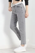 Mom Kot Pantolon Gri - 5