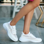 Wina Beyaz Triko Spor Ayakkabı thumbnail 10