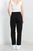 Havuç Paça Pantolon Siyah - 7