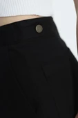 Havuç Paça Pantolon Siyah - 6