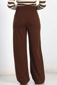 Pensli Geniş Kesim Pantolon Kahve - 7