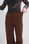 Pensli Geniş Kesim Pantolon Acıkahve - 4