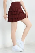 Katlı Etek Bordo - 5