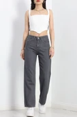 Palazzo Kot Pantolon Füme - 2