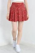 Kloş Şort Etek Kırmızı thumbnail 1