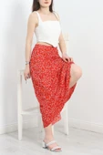 Desenli Etek Kırmızı thumbnail 2