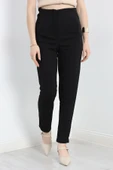 Zra Krep Havuç Pantolon Siyah - 1