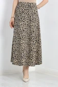 Desenli Midi Etek Leopar1 - 1