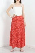 Desenli Etek Kırmızı thumbnail 4