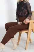 Pensli Geniş Kesim Pantolon Acıkahve - 2