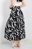 Desenli Viskon Etek Siyahbeyaz thumbnail 6