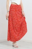 Desenli Etek Kırmızı thumbnail 1