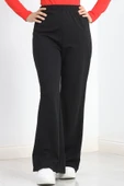 İspanyol Paça Pantolon Siyah - 9