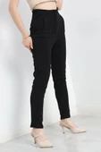 Zra Krep Havuç Pantolon Siyah - 5