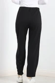 Pensli Geniş Kesim Pantolon Siyah - 6