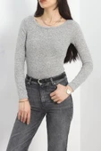 Pileli Baggy Kot Pantolon Mavi - 1