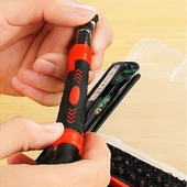 BUFFER® Çok Fonksiyonlu Manyetik Uçlu 52'si 1 Arada 42 Uçlu Saatçi Tornavida Seti - 5